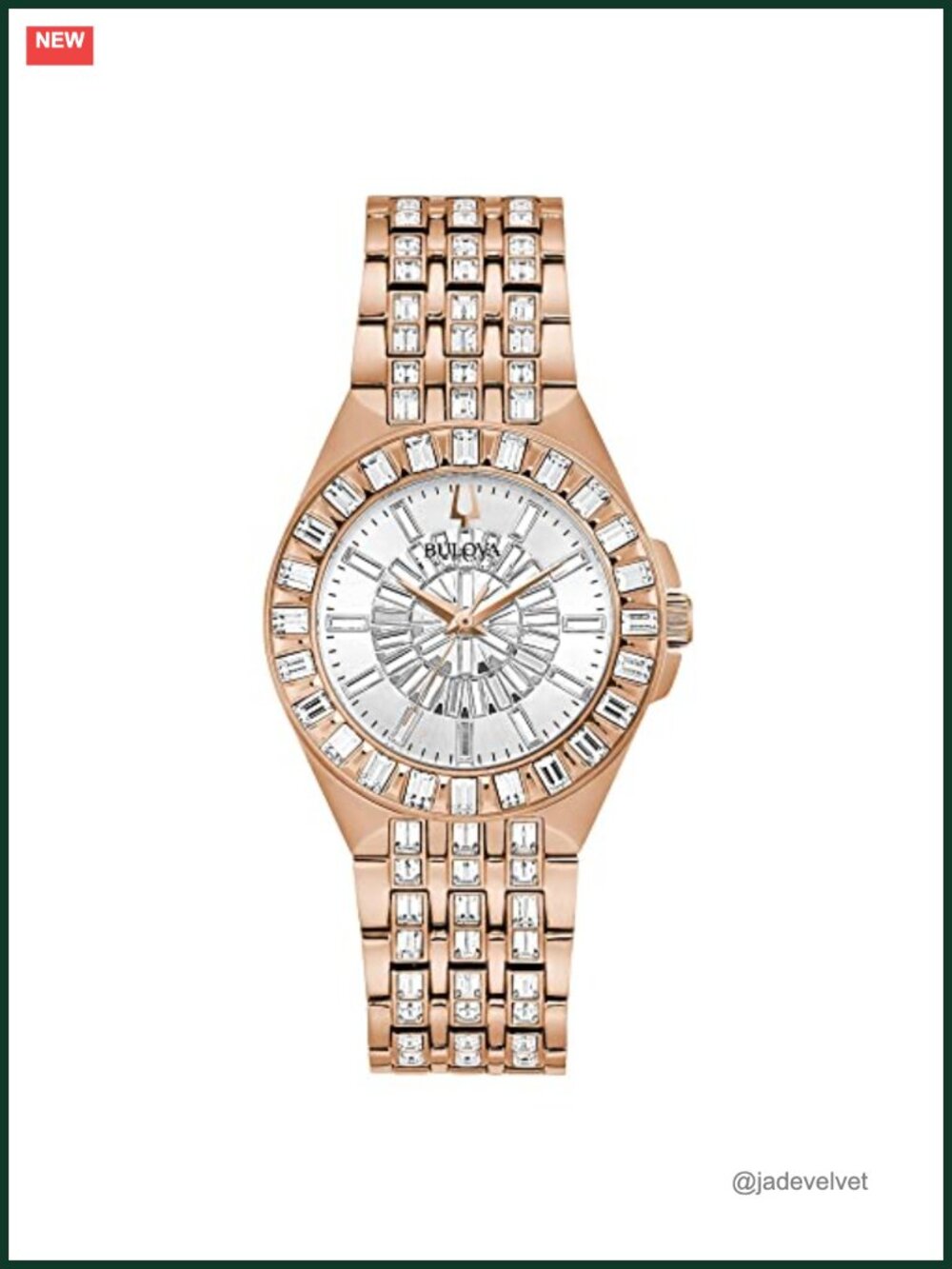 Ladies Quartz Phantom Rose Gold-Tone Stainless Steel Bracelet Watch